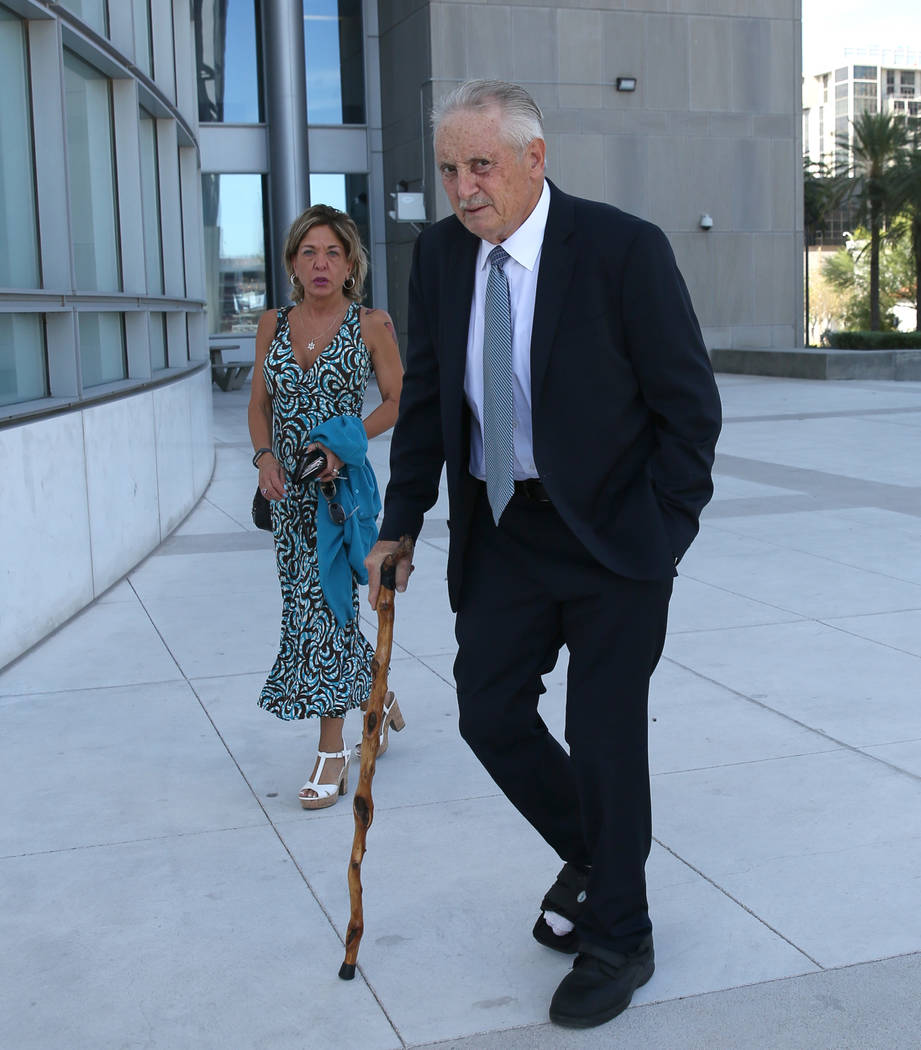Steven Holper, a doctor who pleaded guilty to distributing fentanyl, arrives at the Lloyd Georg ...