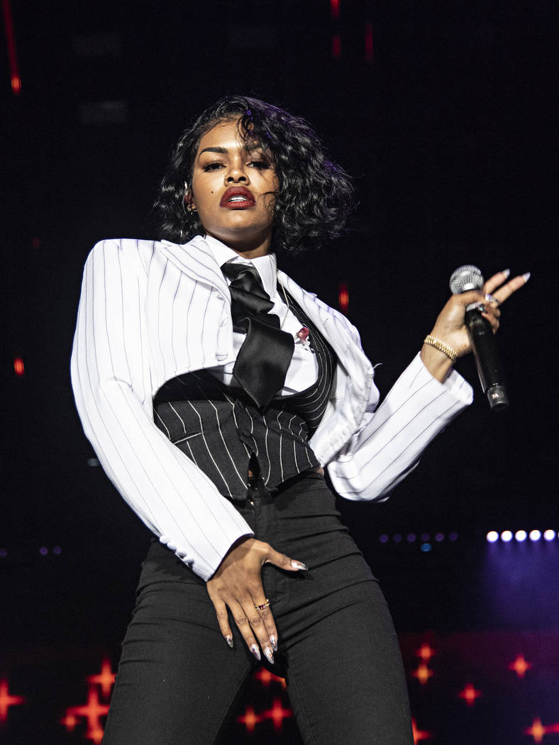 Teyana Taylor performs at the 2019 Essence Festival at the Mercedes-Benz Superdome, Sunday, Jul ...