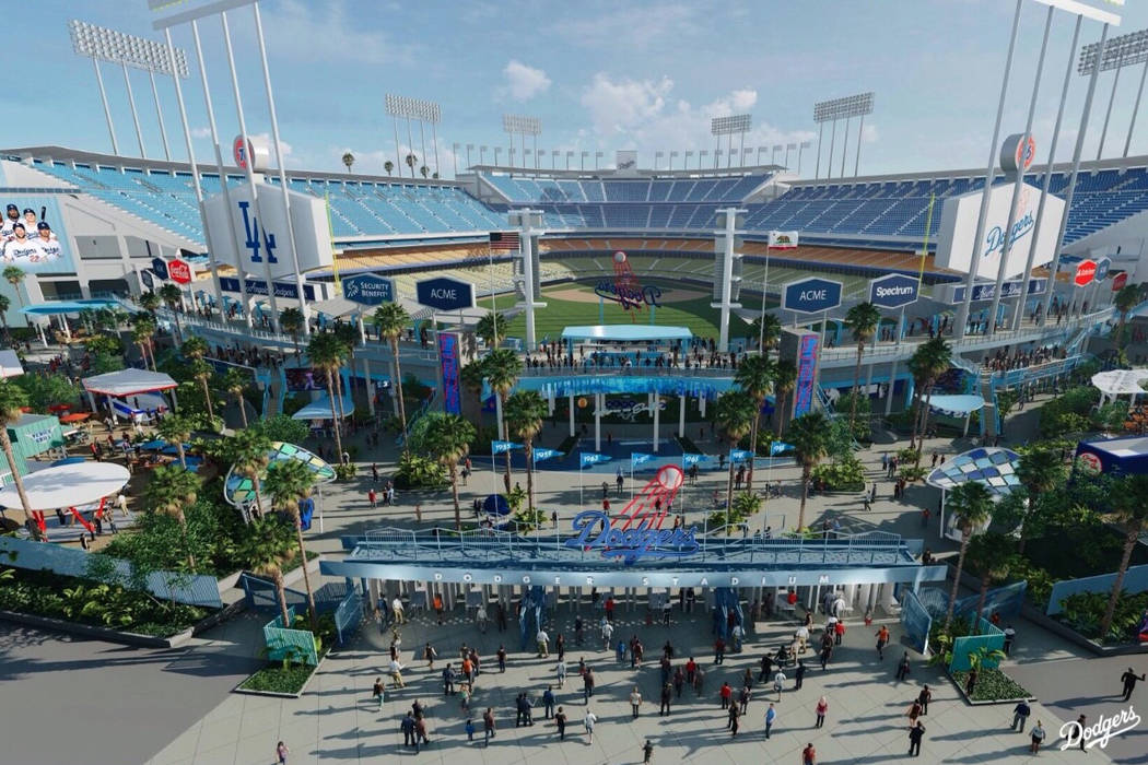 Rendering of the renovations to come at Dodgers Stadium by 2020. (@Dodgers/Twitter)