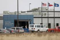 FILE - This Feb. 10, 2009 file photo shows the South Texas Detention Center is seen in Pearsall ...