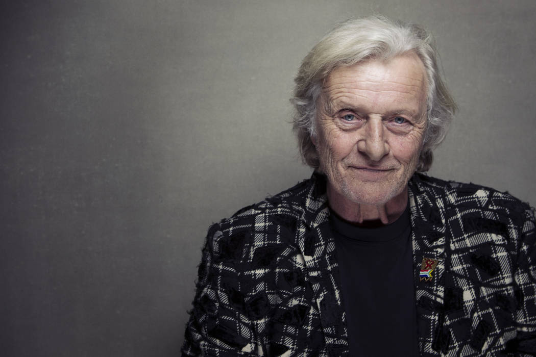FILE - This Jan. 19, 2013 file photo shows actor Rutger Hauer at the Sundance Film Festival in ...