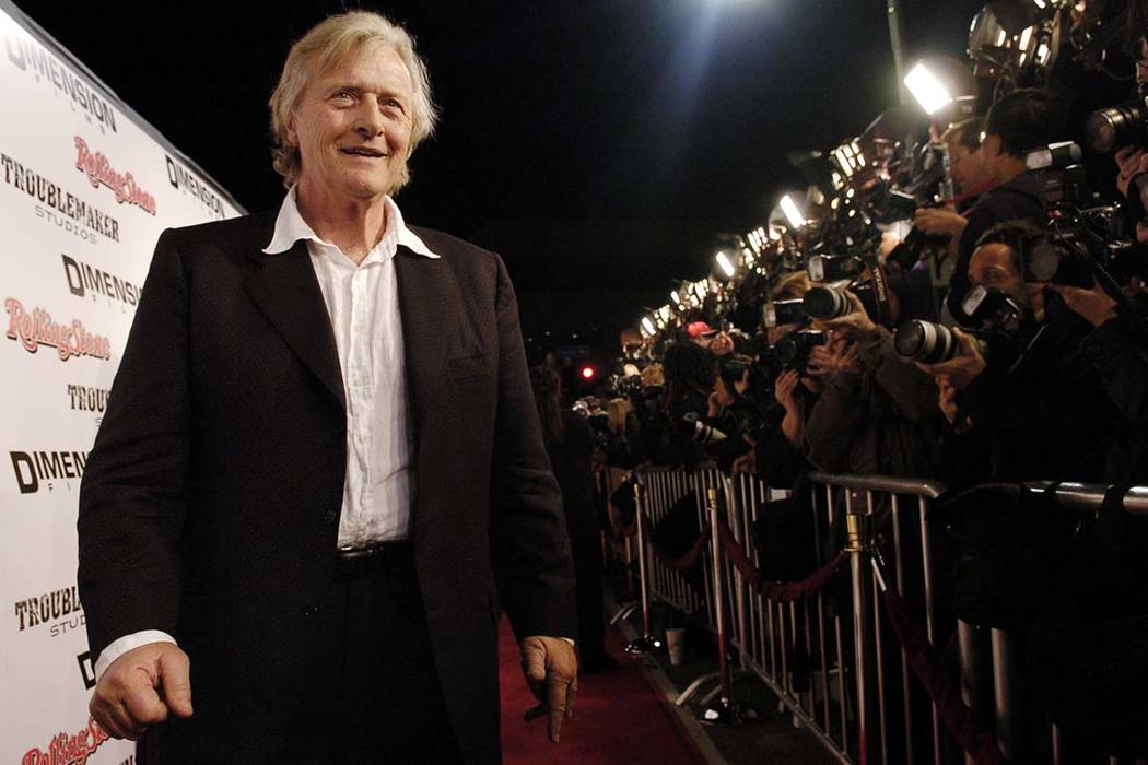 A March 28, 2005 file photo shows Dutch actor Rutger Hauer arriving at the premiere of "Sin Cit ...