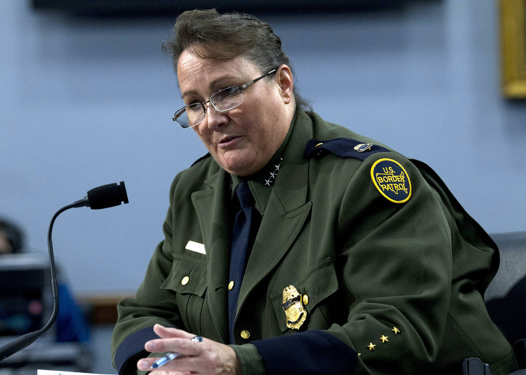 U.S. Border Patrol chief Carla Provost testifies before a House Appropriations subcommittee hea ...