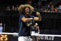 Redfoo is shown at the Vegas Rollers-New York Empire match at Orleans Arena on Tuesday, July 23 ...