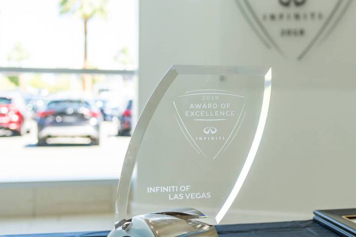 Infiniti of Las Vegas recently received a 2018 Award of Excellence. (Infiniti of Las Vegas)