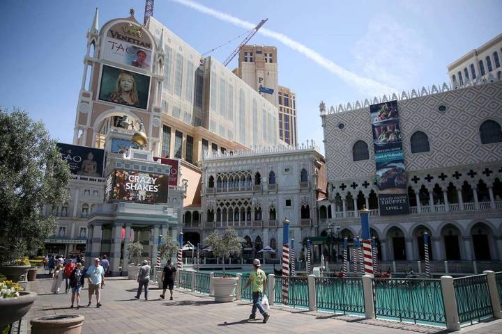 The Venetian in Las Vegas, Friday, May 3, 2019. (K.M. Cannon/Las Vegas Review-Journal) @KMCanno ...