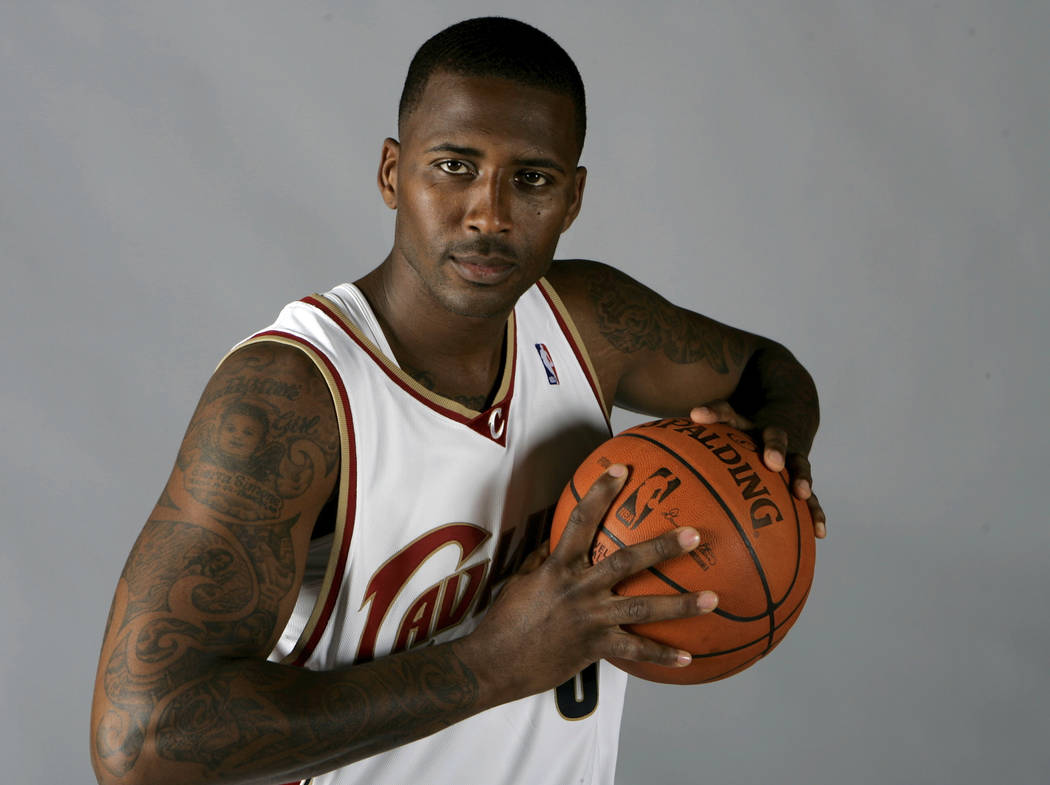 FILE - In this Sept. 29, 2008, file photo, Cleveland Cavaliers' Lorenzen Wright poses at the te ...