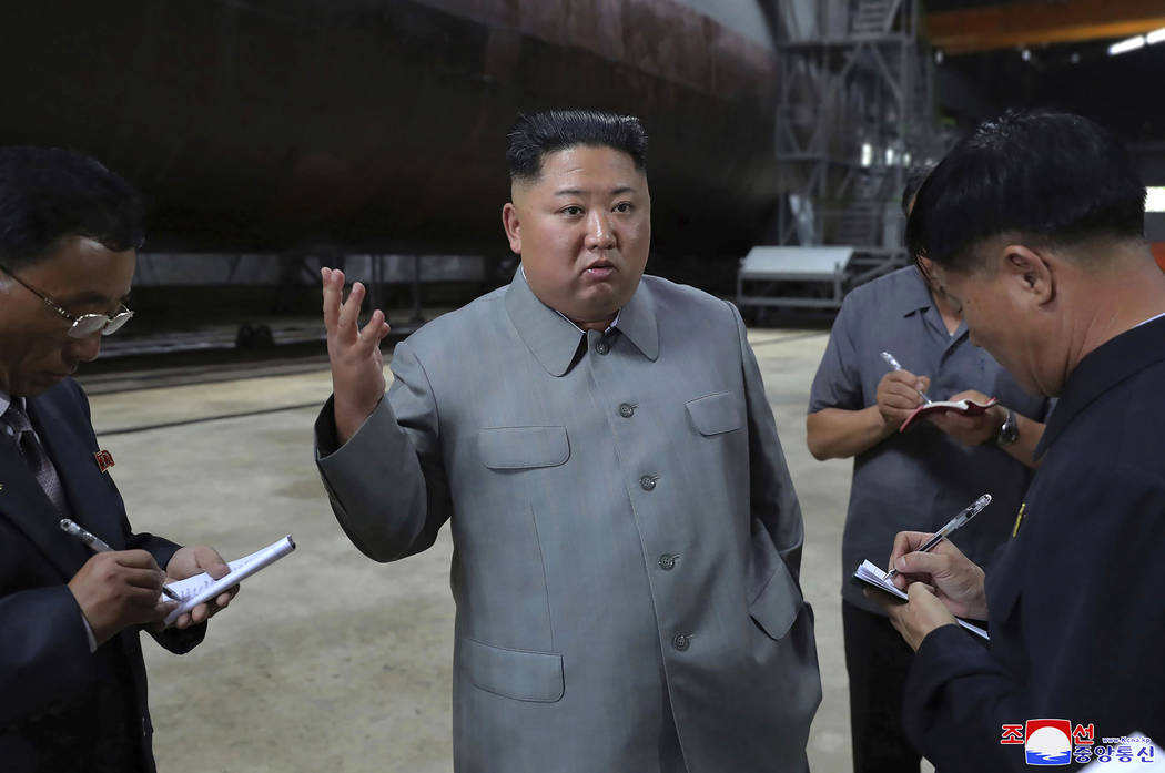FILE - In this undated file photo provided on Tuesday, July 23, 2019, by the North Korean gover ...