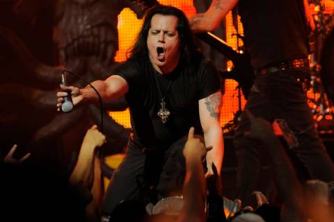 Glenn Danzig of The Misfits performs performs at the 2013 Revolver Golden Gods Award Show at Cl ...