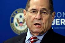 U.S. Rep. Jerrold Nadler, D-NY, Chairman of the House Judiciary Committee, speaks during a news ...