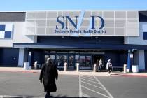 The Southern Nevada Health District at 280 S. Decatur Blvd. in Las Vegas Wednesday, Jan. 2, 201 ...