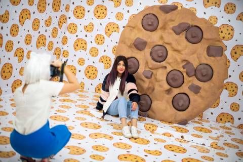 The "cookie room" is part of the interactive, immersive pop-up exhibit Happy Place coming to Ma ...