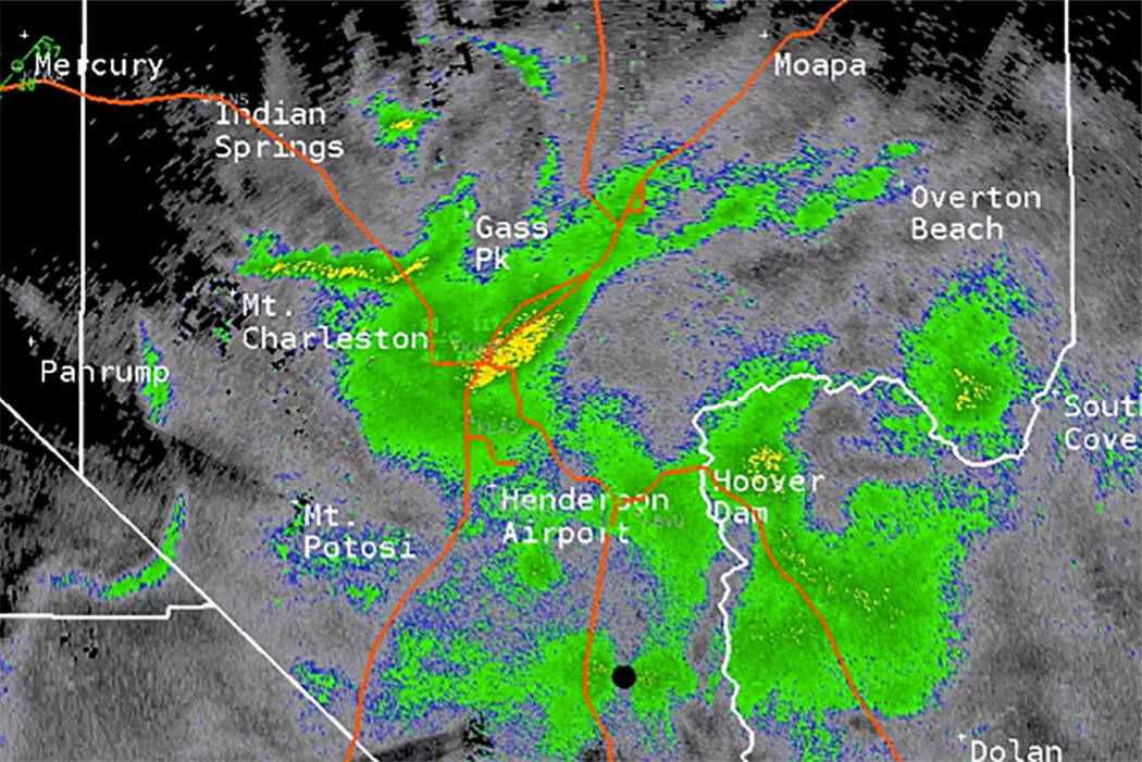 invasion makes its mark on Las Vegas weather radar Local