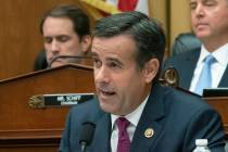 In this Wednesday, July 24, 2019, file photo, Rep. John Ratcliffe, R-Texas., questions former s ...