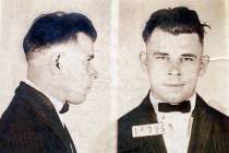 This file photo shows Indiana Reformatory booking shots of John Dillinger, stored in the state ...
