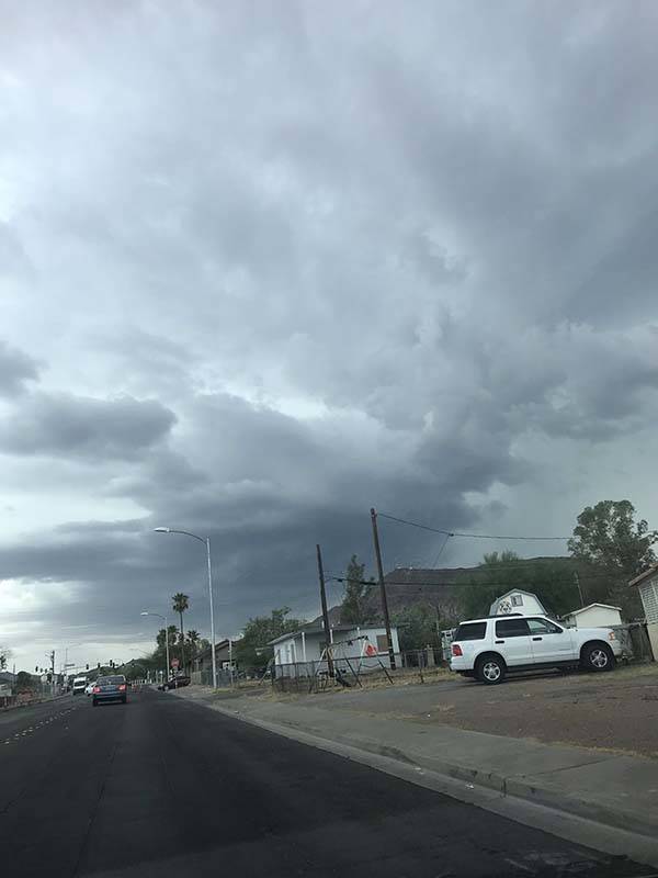 Storm moves into the Henderson area, Wednesday, July 31, 2019. (Sabrina Schnur/Las Vegas Review ...