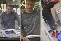 Las Vegas police are looking for this man who was seen with Esmeralda Gonzalez at a local busin ...