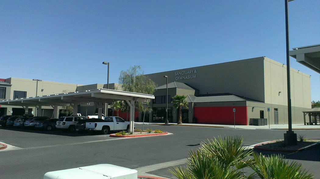 Jonathan Saxon/Las Vegas Review-Journal The basketball facility at Calvary Chapel, whe ...