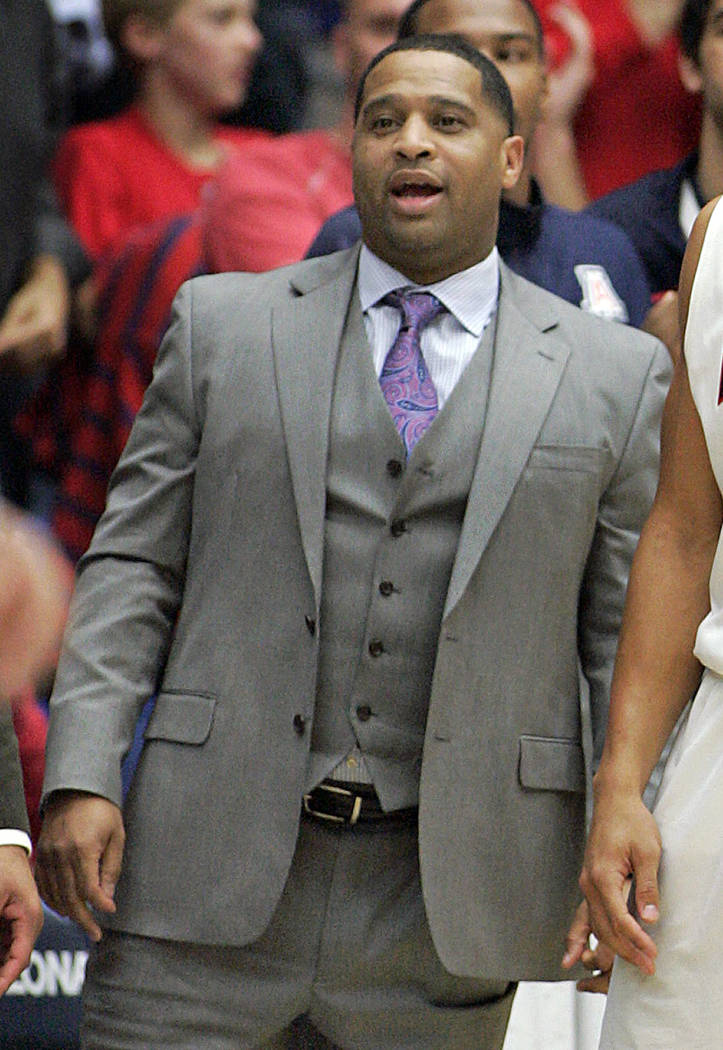 FILE – In this Dec. 11, 2013, file photo, Arizona’s assistant coach Emanuel Rich ...