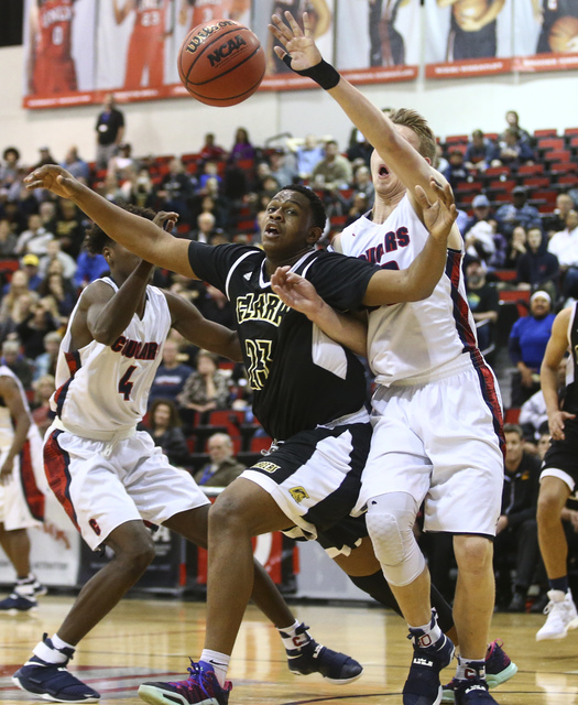 Antwon Jackson (23) is one of eight returning lettermen for Clark. (Chase Stevens/Las Vegas ...