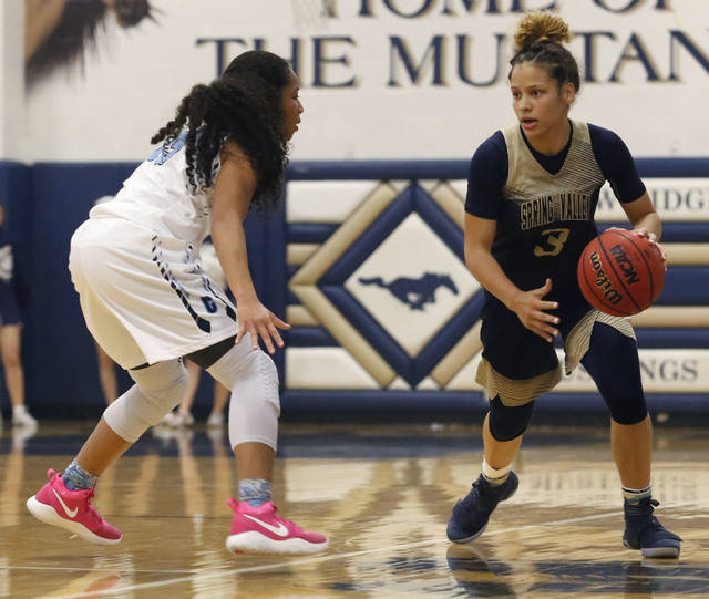 Essence Booker (3) is one of two returning starters for Spring Valley. (Christian K. Lee/Las ...