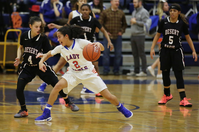 Shaira Young (2) is one of nine returning letter winners for Bishop Gorman. (Bridget Bennett ...