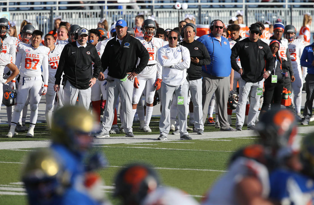 Bishop Gorman defeats Reed 48-7 for NIAA 4A state championship in Reno, Nev., on Saturday, D ...