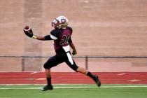 Faith Lutheran running back Keenan Smith has scored 10 touchdowns for the Crusaders this sea ...