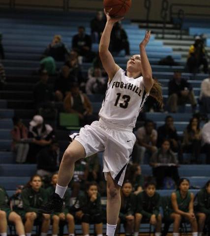 Foothill’s Kelsey McFarland goes up for a shot against Green Valley on Tuesday. McFarl ...