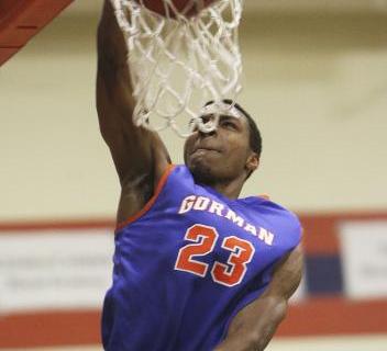 Bishop Gorman’s Nick Blair puts in a layup against Sheldon (Calif.) on Thursday. Blair ...