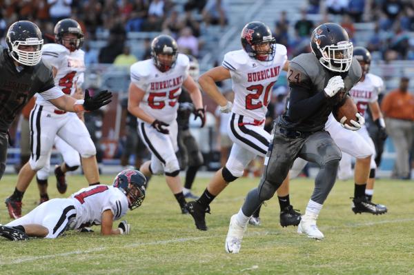Legacy running back Casey Hughes has rushed for 878 yards this season, and his speed has col ...