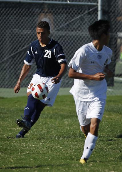Legacy’s Skyler Ibarra controls the ball against Palo Verde on Tuesday.