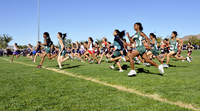 STEVE ANDRASCIK/LAS VEGAS REVIEW-JOURNAL High school girls participate in the 2011 Southern ...