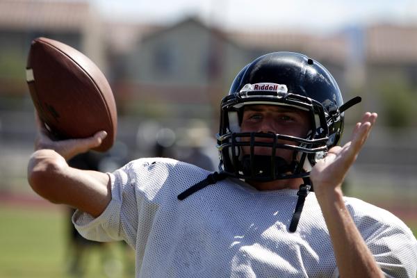 Las Vegas quarterback Trevor Swenson passed for 1,786 yards, with 14 TDs and 14 interception ...