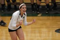 Palo Verde’s McCall Phillips celebrates a point on “Tuesday against Foothill. Ph ...