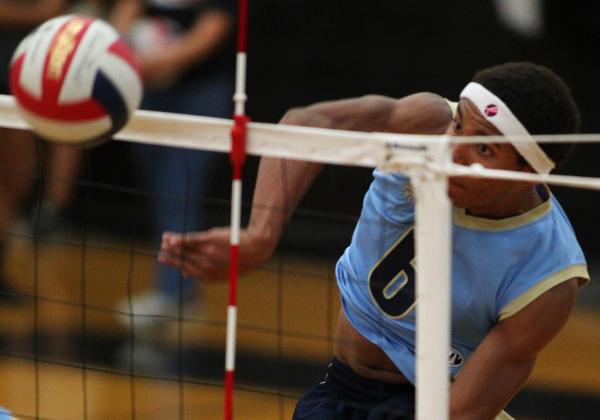 Foothill’s Cory Fisher follows through on an attack attempt