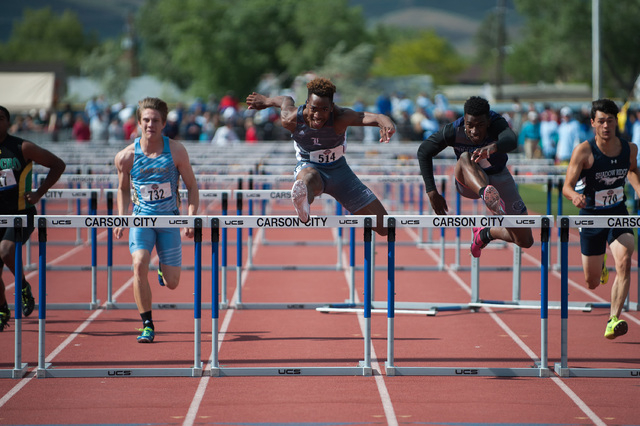 David Washington, Liberty: The junior won the 110-meter hurdles at the Division I state meet ...