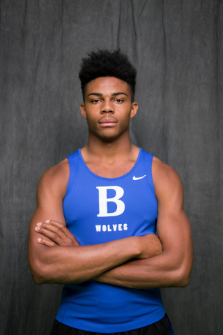 Frank Harris, Basic: The junior cleared 6 feet, 6 inches to win the Division I state high ju ...