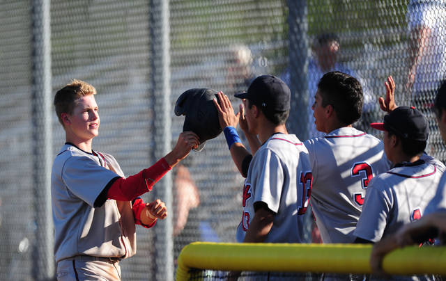 Jacob Rogers (left) and his teammates are hoping for a big season. Josh Holmberg/Las Vegas R ...