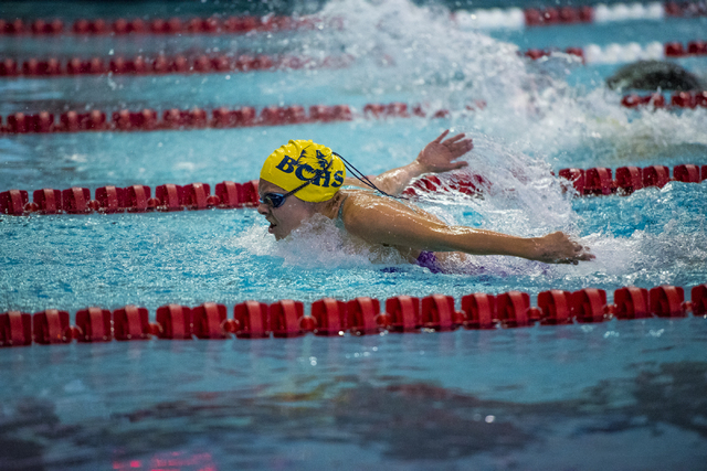 Montana Lloyd, Boulder City: The junior set Division I-A state-meet records in the 200 IM (2 ...