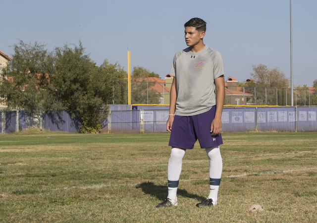 Alfredo Robles-Rodriguez (23) at soccer practice on Tuesday, Oct. 25, 2016, at Durango High ...