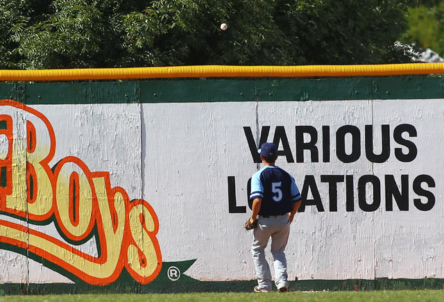 Foothill left fielder Joel Angulo watches as Jose Verdugo’s drive clears the fence in ...