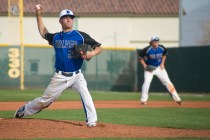 Basic pitcher Trent Bixby (26) throws the ball during the championship game of the Lions Kic ...