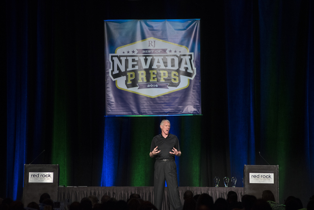 Hall of Fame basketball player Bill Walton speaks to the crowd during the inaugural Best of ...