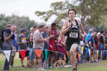 Daniel Ziems, from Palo Verde High School, finishes first during the Regional 4A Sunset Boys ...