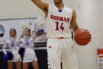 Bishop Gorman senior point guard Noah Robotham (14) is the Review-Journal’s boys state ...