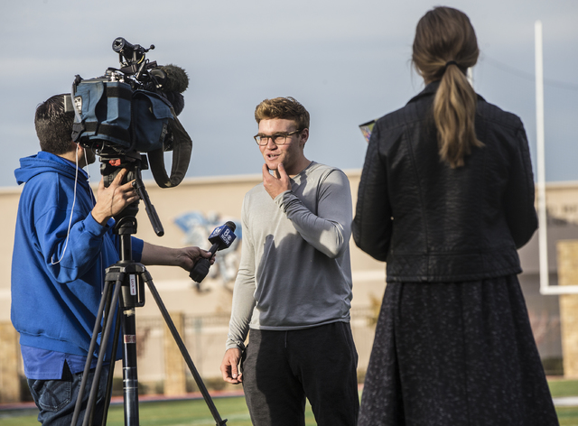 Gaels senior quarterback Tate Martell discusses being recently named Gatorade National Playe ...