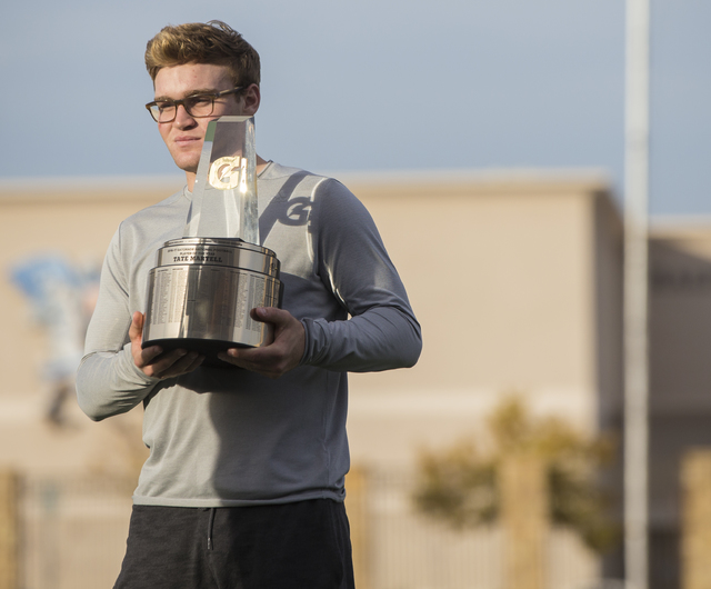 Gaels senior quarterback Tate Martell discusses being recently named Gatorade National Playe ...
