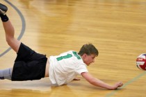 Palo Verde’s Jacob Sheer digs the ball during a volleyball game against Green Valley a ...