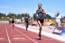 Centennial’s Karina Haymore finishes in first place after competing in the girls 800 m ...